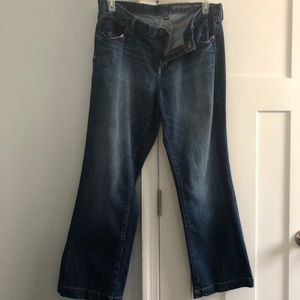 Worn ONCE .. GAP long and lean jeans